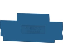 Крышка SUPU TP для 2-уровневых 1-2 клемм 2.5мм2, синяя 50 шт TPD2.5-3-BU-EA