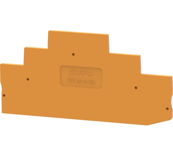 Крышка защитная SUPU TP для 3-уровневых TPT, сечение 2.5мм2, оранжевая 50 шт TPT2.5-2-OG-EA 1