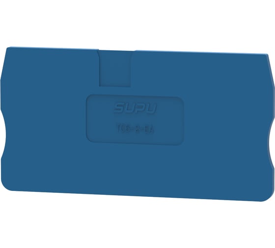 Крышка защитная SUPU для клемм TC 1-1, сечение 6мм2, синяя 100 шт TC6-2-BU-EA 1