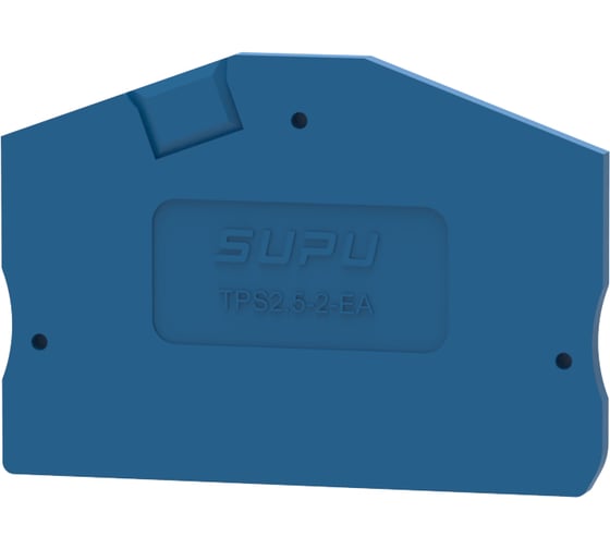 Крышка защитная SUPU TP для угловых клемм 1-1 TPS, сечение 2.5мм2, синяя 100 шт TPS2.5-2-BU-EA 1