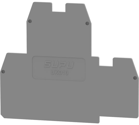 Крышка защитная SUPU для 2-уровневых клемм UKD сеч 10мм2, серая 100 шт 310121 1