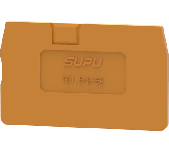 Крышка защитная SUPU для клемм TC 1-1, сечение 1.5/2.5мм2, оранжевая 100 шт TC1.5-2-OG-EA 1