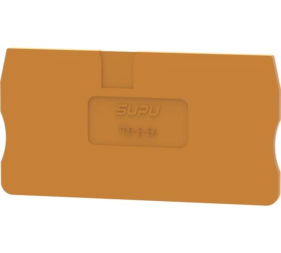 Крышка защитная SUPU для клемм TC 1-1, сечение 6мм2, оранжевая 100 шт TC6-2-OG-EA 1