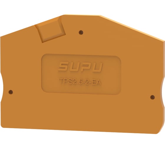 Крышка защитная SUPU TP для угловых клемм 1-1 TPS, сечение 2.5мм2, оранжевая 100 шт TPS2.5-2-OG-EA 1