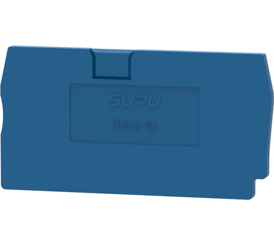 Крышка защитная SUPU для клемм TC 1-1, сечение 4мм2, синяя 100 шт TC4-2-BU-EA 1
