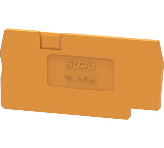 Крышка защитная SUPU для клемм TC 1-2, сечение 1.5/2.5мм2, оранжевая 100 шт TC1.5-3-OG-EA 1