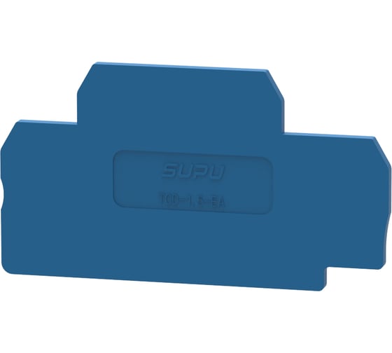 Крышка защитная SUPU TC 2-уровневая пружинная, 1.5мм2, синяя 100 шт TCD1.5-2-BU-EA 1