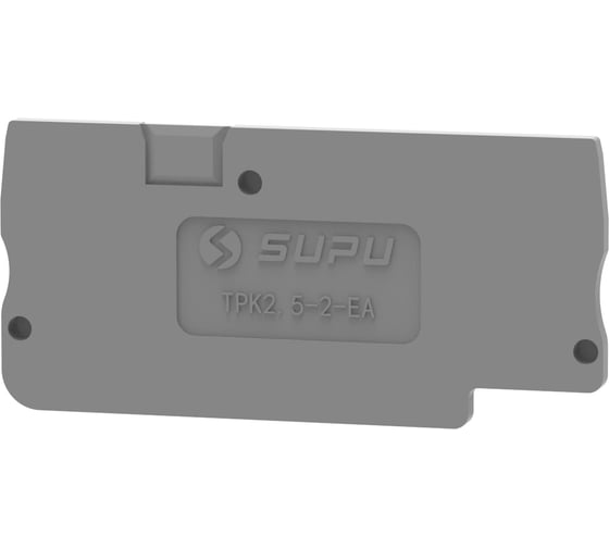 Крышка защитная SUPU TP для клемм TPK 1-1, сечение 2.5мм2, серая 100 шт TPK2.5-2-GY-EA 1
