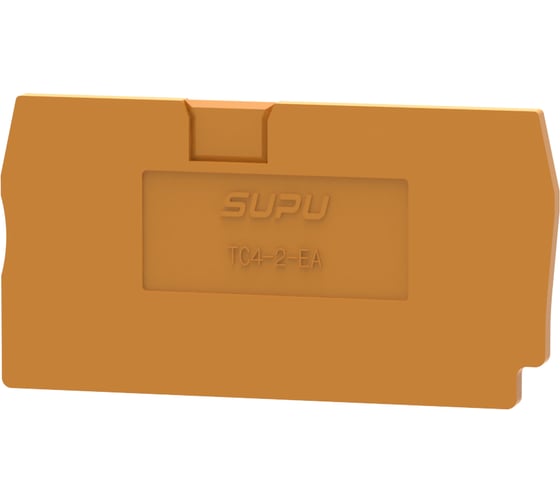 Крышка защитная SUPU для клемм TC 1-1, сечение 4мм2, оранжевая 100 шт TC4-2-OG-EA 1