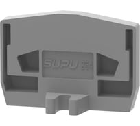 Крышка защитная SUPU для клемм TB 2.5мм, серая 100 шт 254625
