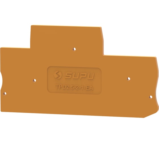 Крышка защитная SUPU TPD для клемм штекерных, сечение 2.5мм2, оранжевая 50 шт TPD2.5-2-1-OG-EA 1
