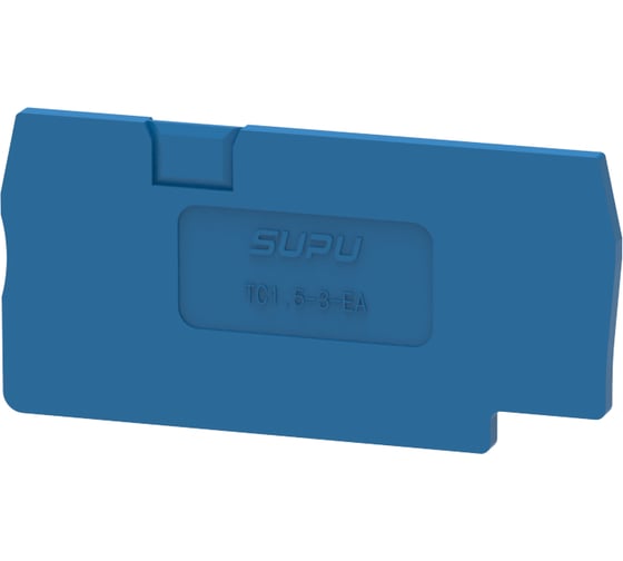 Крышка защитная SUPU для клемм TC 1-2, сечение 1.5/2.5мм2, синяя 100 шт TC1.5-3-BU-EA 1