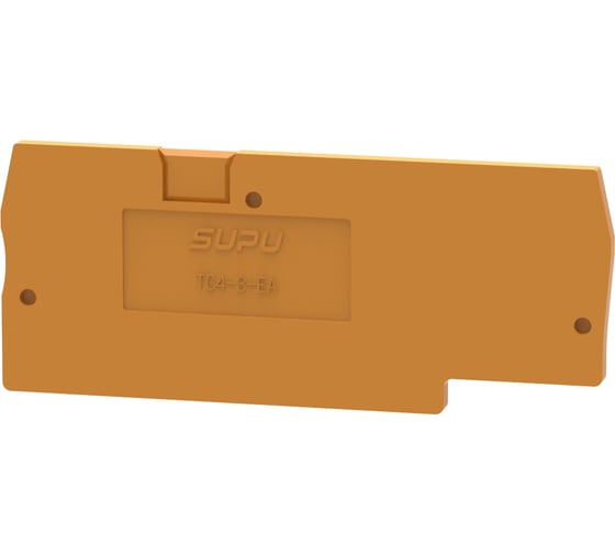 Крышка защитная SUPU для клемм TC 1-2, сечение 4мм2, оранжевая 100 шт TC4-3-OG-EA 1