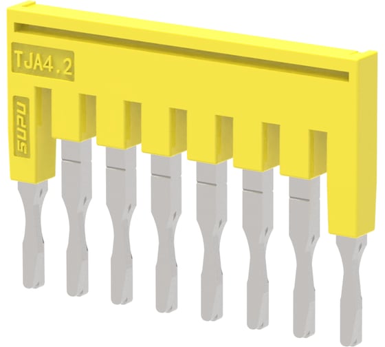 Перемычка для клемм SUPU TC , сечение 1.5мм2, 8 контактов 10 шт TJA4.2-8 1