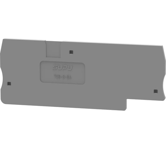Крышка защитная SUPU для клемм TC 1-2, сечение 6мм2, серая 100 шт TC6-3-GY-EA 1