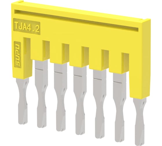 Перемычка для клемм SUPU TC, сечение 1.5мм2, 7 контактов 10 шт TJA4.2-7 1