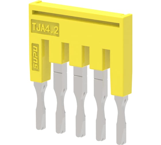Перемычка для клемм SUPU TC, сечение 1.5мм2, 5 контактов 50 шт TJA4.2-5 1