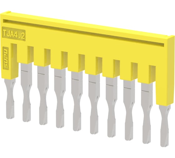 Перемычка для клемм SUPU TC, сечение 1.5мм2, 10 контактов 10 шт TJA4.2-10 1