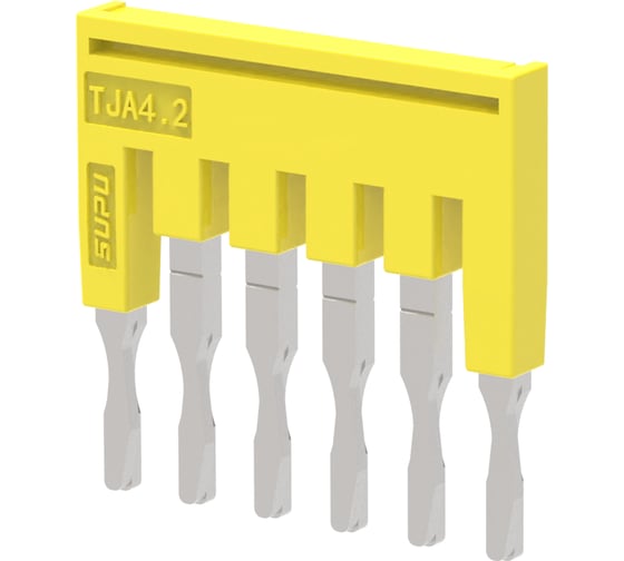 Перемычка для клемм SUPU TC, сечение 1.5мм2, 6 контактов 50 шт TJA4.2-6 1