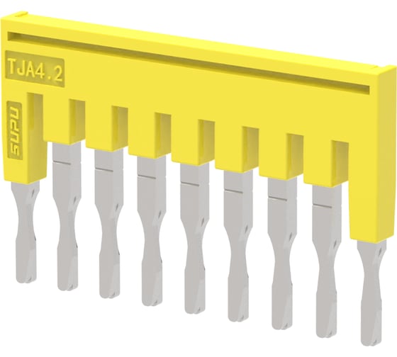 Перемычка для клемм SUPU TC, сечение 1.5мм2, 9 контактов 10 шт TJA4.2-9 1