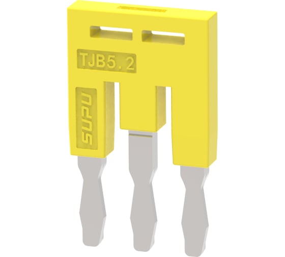 Перемычка для клемм SUPU TP/TC/TU, сечение 2.5мм2, 3 контакта 50 шт TJB5.2-3 1