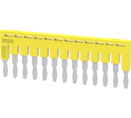 Перемычка для клемм SUPU TP/TC/TU, сечение 2.5мм2, 13 контактов 10 шт TJB5.2-13 1