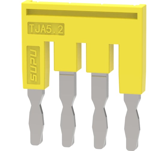 Перемычка для клемм SUPU TP/TC/TU, сечение 2.5мм2, 4 контакта 50 шт TJA5.2-4 1