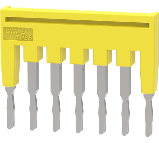 Перемычка для клемм SUPU серии TP с сечением 1.5мм2, 7 контактов 50 шт TJA3.5-7 1