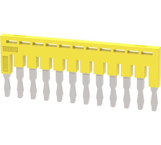 Перемычка для клемм SUPU TP/TC/TU, сечение 2.5мм2, 12 контактов 10 шт TJB5.2-12 1