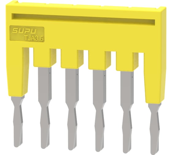 Перемычка для клемм SUPU серии TP с сечением 1.5мм2, 6 контактов 50 шт TJA3.5-6 1