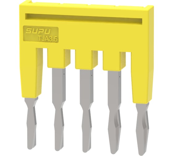 Перемычка для клемм SUPU серии TP с сечением 1.5мм2, 5 контактов 50 шт TJA3.5-5 1