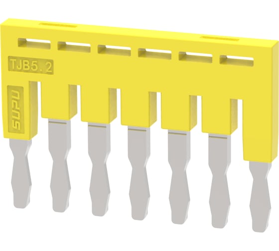 Перемычка для клемм SUPU TP/TC/TU, сечение 2.5мм2, 7 контактов 10 шт TJB5.2-7 1