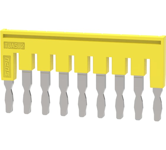 Перемычка для клемм SUPU TP/TC/TU, сечение 2.5мм2, 9 контактов 10 шт TJA5.2-9 1