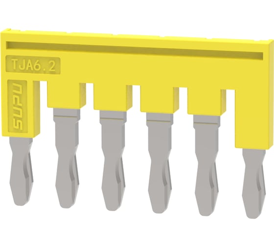 Перемычка для клемм SUPU TP/TC/TU, сечение 4мм2, 6 контактов 50 шт TJA6.2-6 1