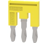 Перемычка для клемм SUPU TP/TC/TU, сечение 4мм2, 3 контакта 50 шт TJA6.2-3