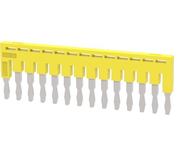 Перемычка для клемм SUPU TP/TC/TU, сечение 2.5мм2, 14 контактов 10 шт TJB5.2-14 1