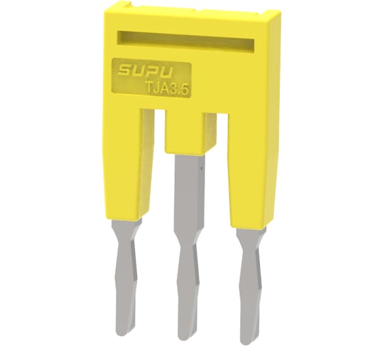 Перемычка для клемм SUPU серии TP с сечением 1.5мм2, 3 контакта 50 шт TJA3.5-3 1