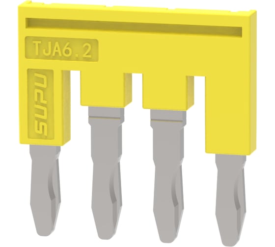 Перемычка для клемм SUPU TP/TC/TU, сечение 4мм2, 4 контакта 50 шт TJA6.2-4 1