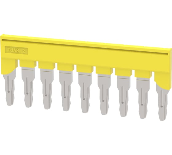 Перемычка для клемм SUPU TP/TC/TU, сечение 6мм2, 9 контактов 10 шт TJA8.2-9 1