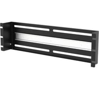 Панель с DIN-рейкой Filum 19, 3U, на 22 модуля, цвет черный RAL9005 FL-PS-3U-BK