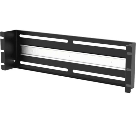 Панель с DIN-рейкой Filum 19, 3U, на 22 модуля, цвет черный RAL9005 FL-PS-3U-BK 1