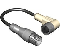 Соединитель кабельный ТЕКО CC S20-3/S4-2 Вилка / Розетка, Угловой с кабелем, Пластик 4-PINIP67, кабель 2 м, 150 AC/DC NO/NC 00-00022535