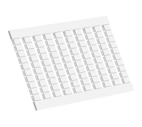 Маркировка клемм SUPU TU/TP/TC, сечением 1.5мм2, шириной 4.2мм, пустая, 100 шт TMB4.2-100 1