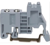 Стопор оконечный SUPU DIN35 винтовой, с держателем маркировки, 50 шт 215204