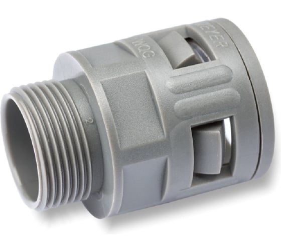 Муфта для гофрированных труб WEYER WQG1-G3/4G/AD25.5 коннектор прямой, наружный G3/4 WE0109200 1