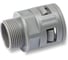 Муфта для гофрированных труб WEYER WQG1-G1G/AD31.5 коннектор прямой, наружный G1 WE0109400 1