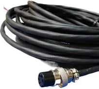 Соединитель кабельный ТЕКО CS S16C-05-E-10 Розетка, Прямой с кабелем,IP55,5-PIN,кабель 10м,500 AC/DC 08-00035663