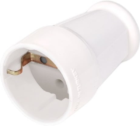 Штепсельная розетка NE-AD с заземлением, 16А, 250В, Белый 1008