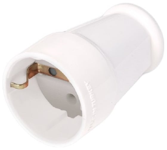 Штепсельная розетка NE-AD с заземлением, 16А, 250В, Белый 1008 1