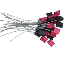 Тросовая пломба UVE ПРИЗМА У D2,4 мм L500 мм красная (уп. 250шт.) TP-PRIZMA U-2,4-500-250